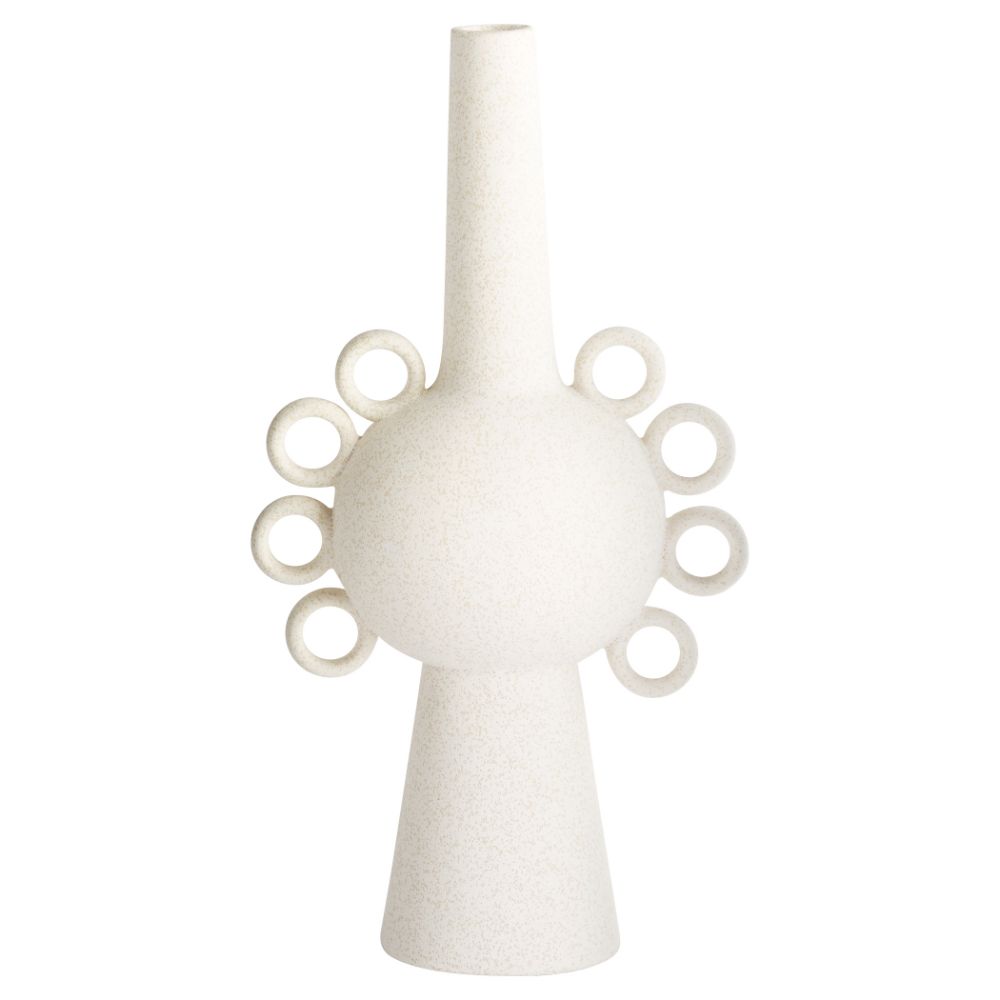 Cyan Design 11205 Small Ringlets Vase in White