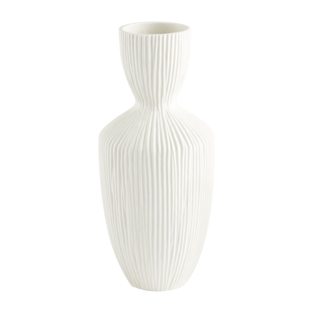 Cyan Design 11208 Bravo Vase | White -Small