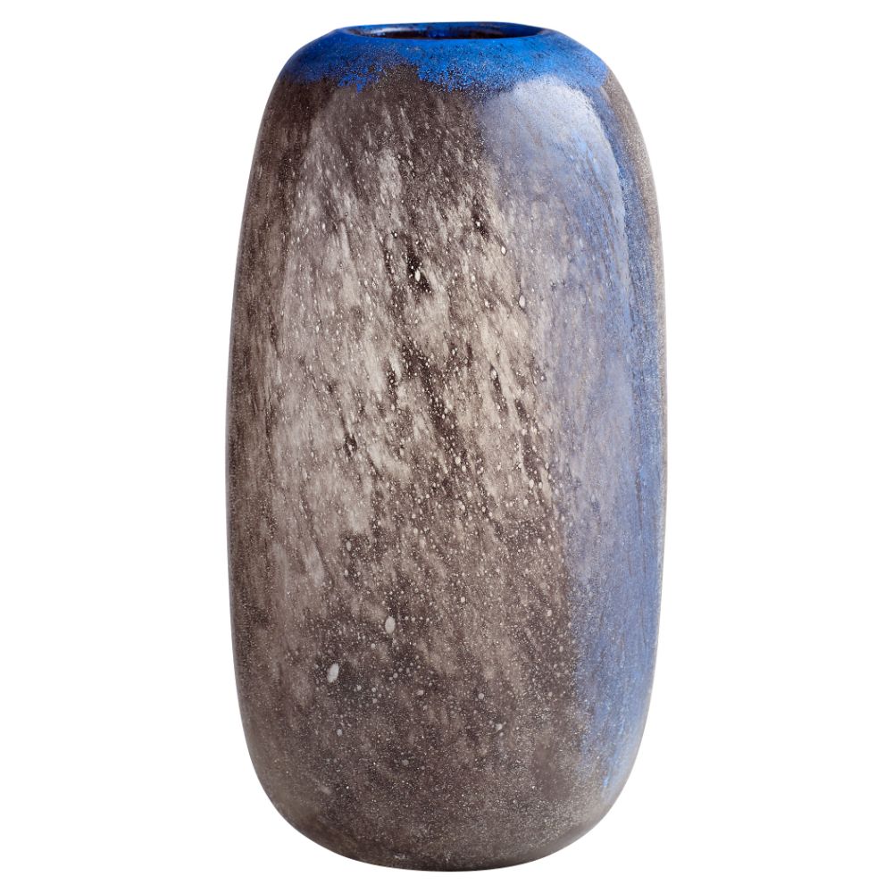 Cyan Design 11258 Small Bluesposion Vase in Black and Blue