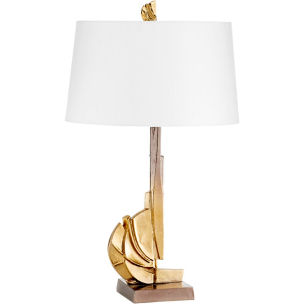 Cyan Design 11313 Crescendo Table Lamp in Antique Brass