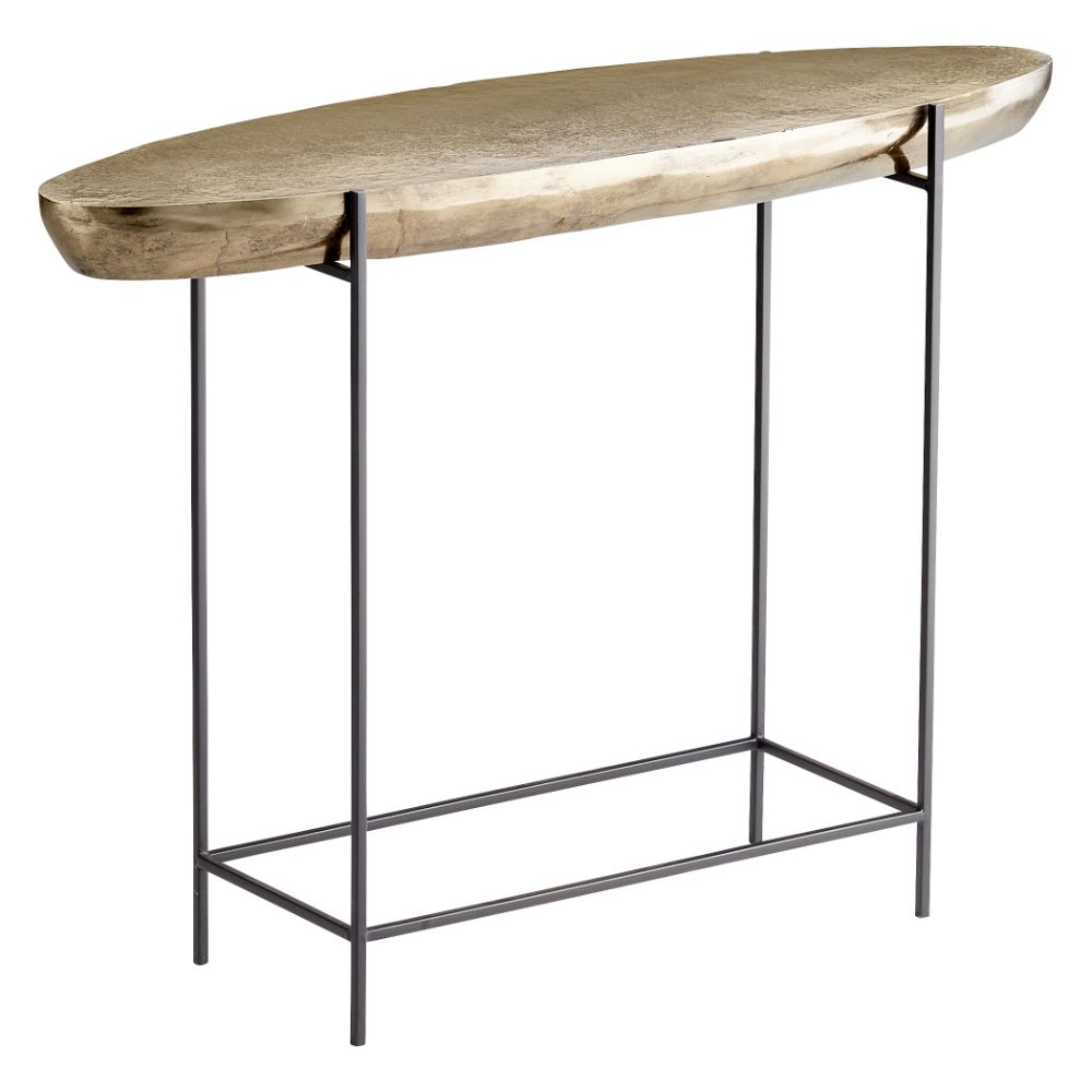 Cyan Design 11327 Pontoon Console Table in Aged Gold
