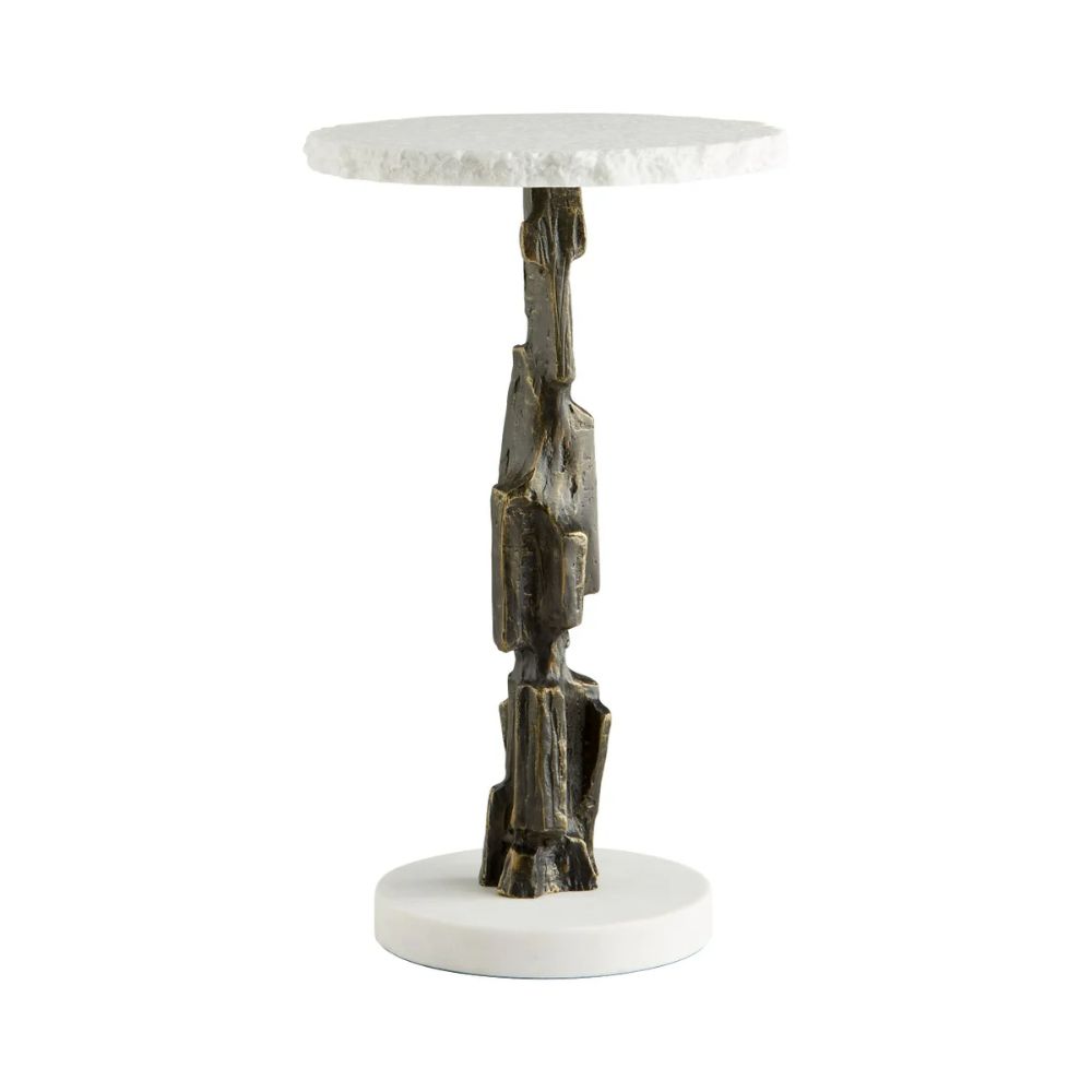 Cyan Design 11442 Amida Side Table | Bronze | White