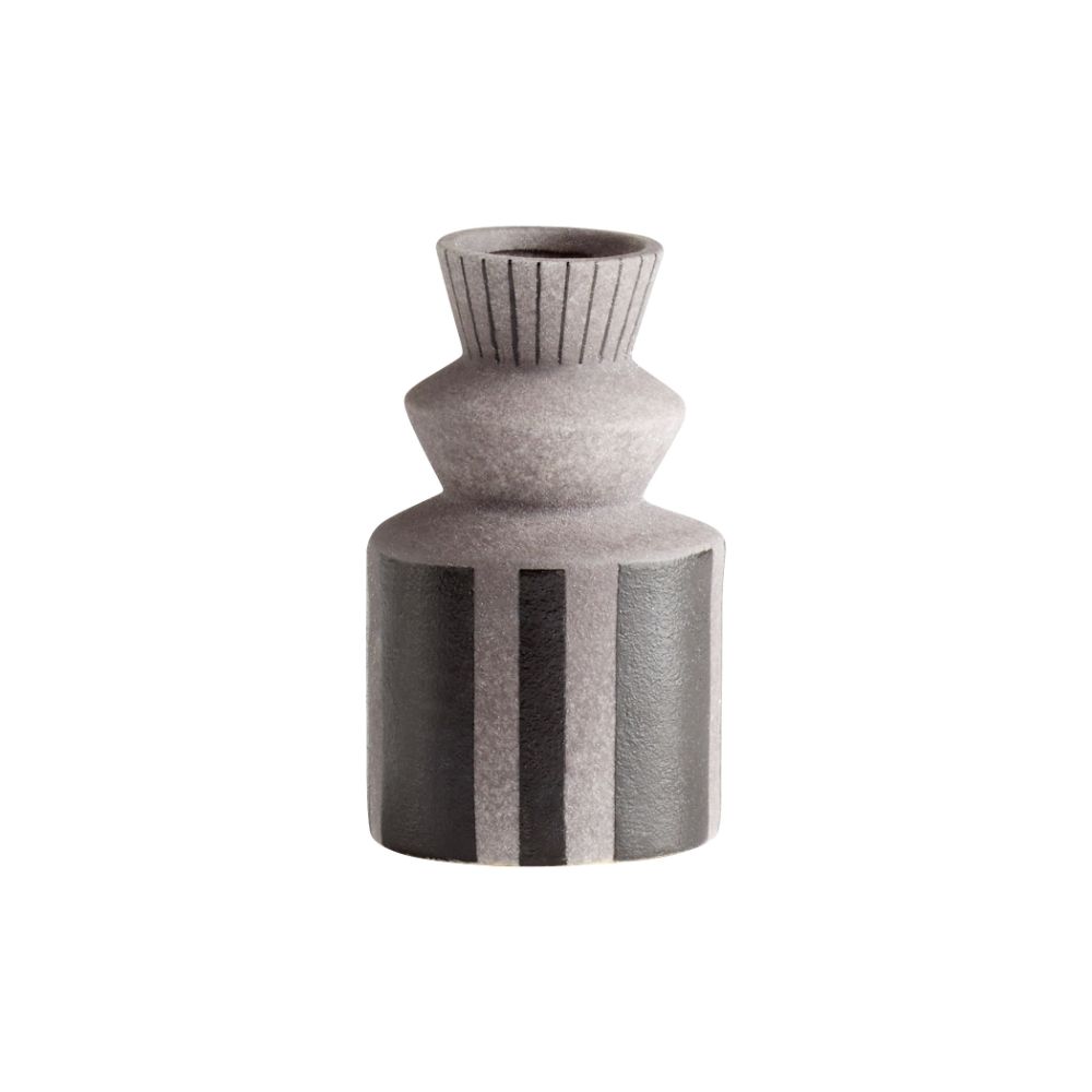 Cyan Design 11480 Erebus Vase | Grey -small
