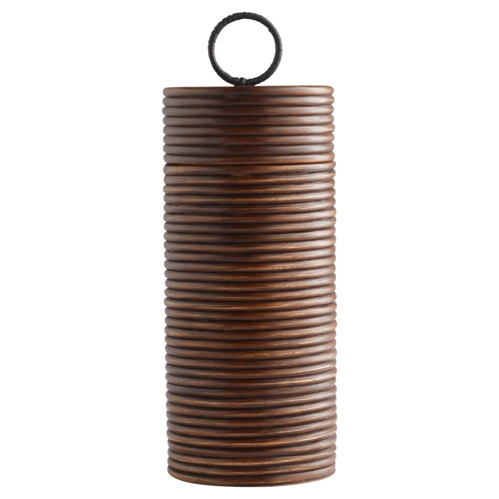 Cyan Design 11719 Papeete Canister | Brown- Large