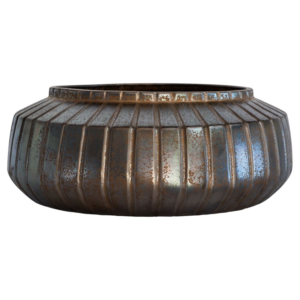 Cyan Design 11775 Ribbed Sweater Bowl|Bronze