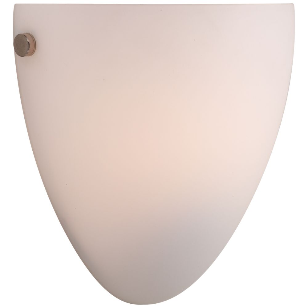 DVI Lighting DVP12172MF-OP Simcoe Wall Sconce in Multiple Finishes with Half Opal Glass
