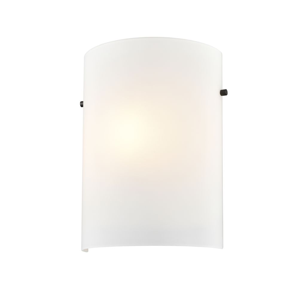 DVI Lighting DVP45501MW+MF-OP Gander Sconce in Matte White and Multiple Finishes with Half Opal Glass