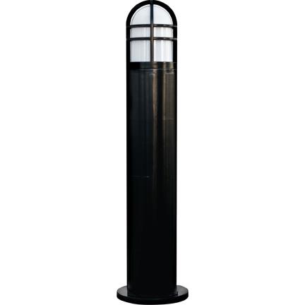 Dabmar Lighting D110-B Fiberglass Bollard in Black