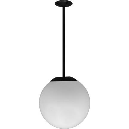 Dabmar Lighting D7501-18-VG 16" Ceiling Globe Fixture 18" Drop in Verde Green