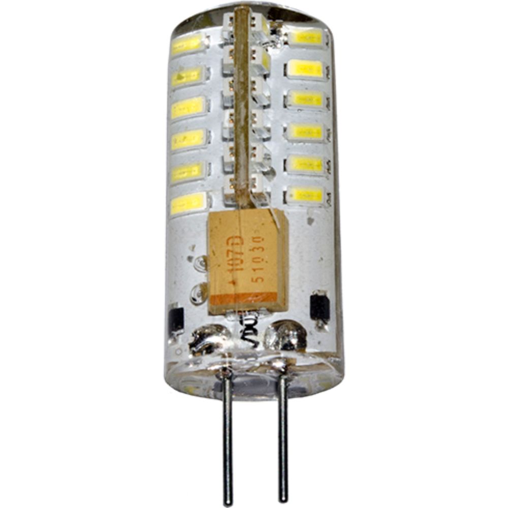 Dabmar Lighting DL-LED-G4S/2.5/64K Bi-Pin Silicone Round 2.5 Watt 48 LEDs 12V LED Lamps