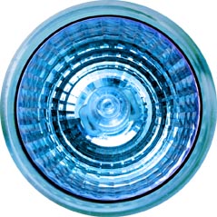 Dabmar Lighting DL-MR16-FMW/B MR16 35 Watt Blue 12V MR16 Lamps