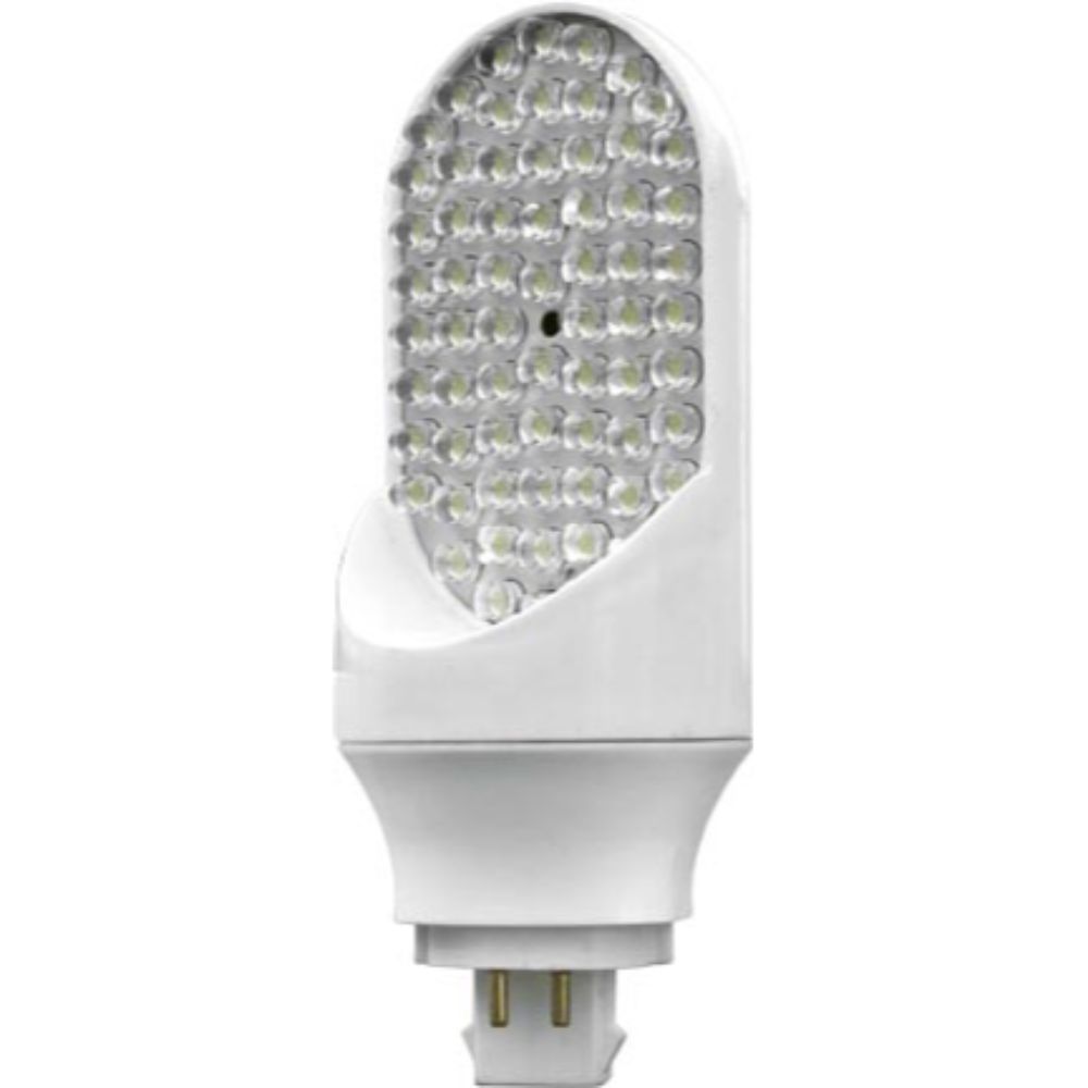 Dabmar Lighting DL-T-LED/66/65K/W Revolvable T/4 Pin G24 Base LED 3.3 Watt 66 LEDs 120V 2-Pin G24 Base LED Lamp