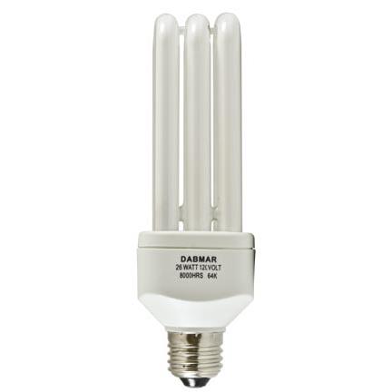 Dabmar Lighting DL-TB26/64K CFL Med Base Self Ballasted Electronic 26 Watt 120V 64K Flourescent Lamps