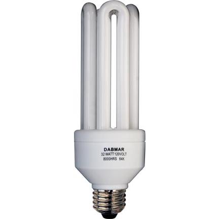 Dabmar Lighting DL-TB32/64K CFL Med Base Self Ballasted Electronic 32 Watt 120V 64K Flourescent Lamps