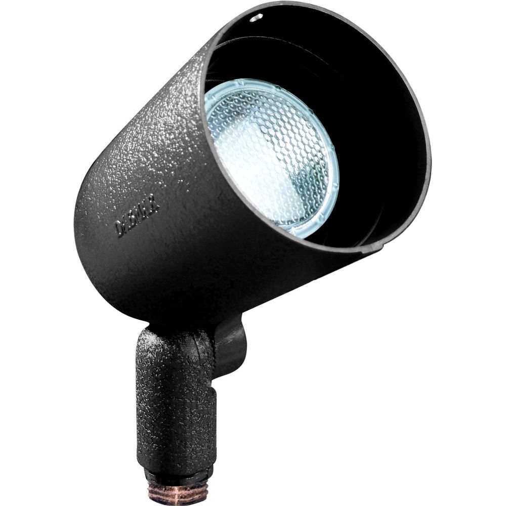 Dabmar Lighting DPR20-L7-27K-B Cast Alum Spot Light Open Lamp 120V E26 LED 7W 27K in Black