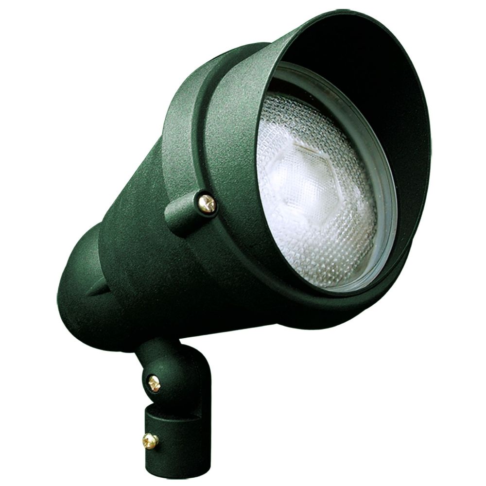 Dabmar Lighting DPR42-G-HOOD Cast Alum Spot Light 120V E26 No Lamp Hood in Green