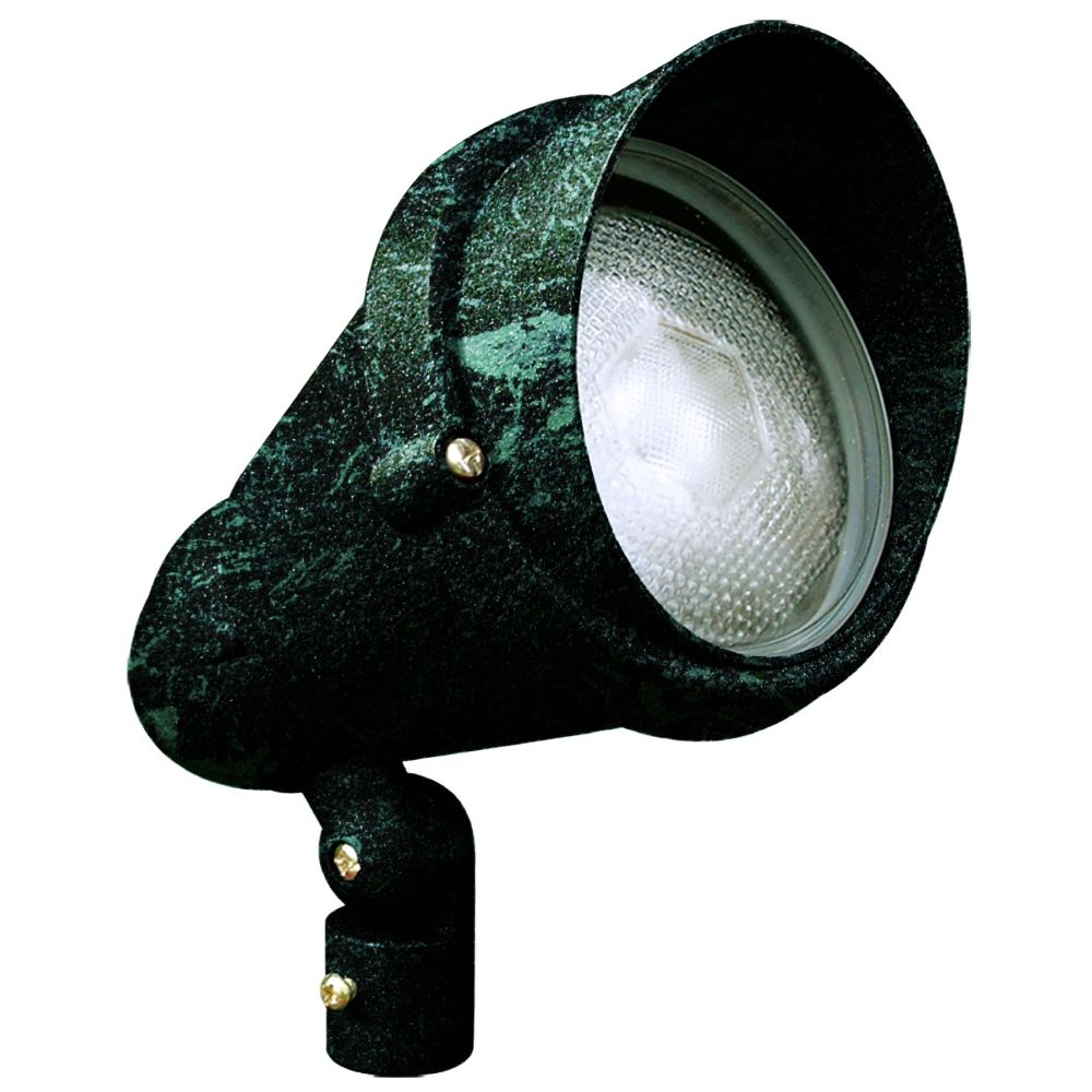 Dabmar Lighting DPR42-VG-HOOD Cast Alum Spot Light 120V E26 No Lamp Hood in Verde Green