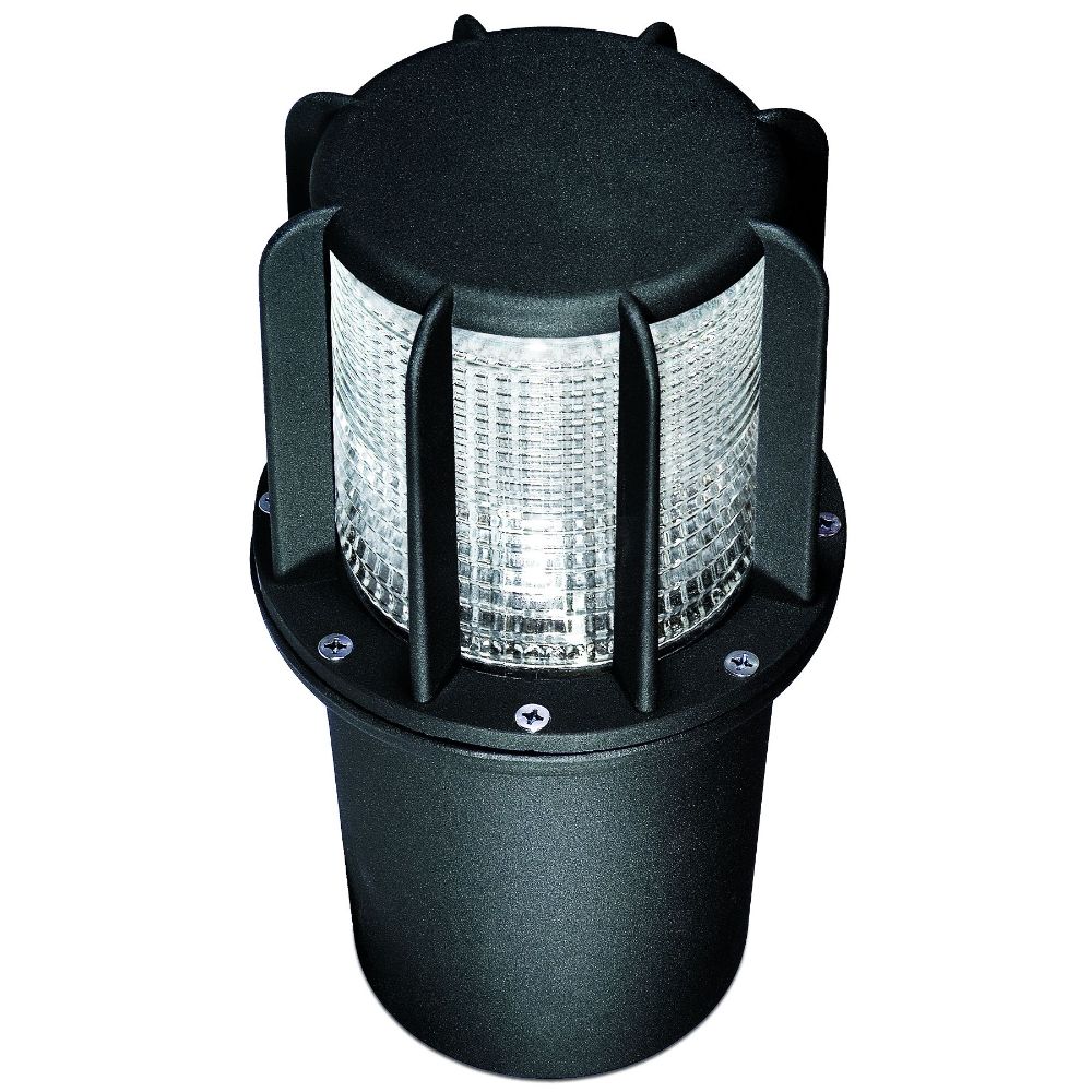 Dabmar Lighting DW15-L25S-27K-B Cast Alum Beacon Well Light 120V E26 LED 25W 27K Spot in Black