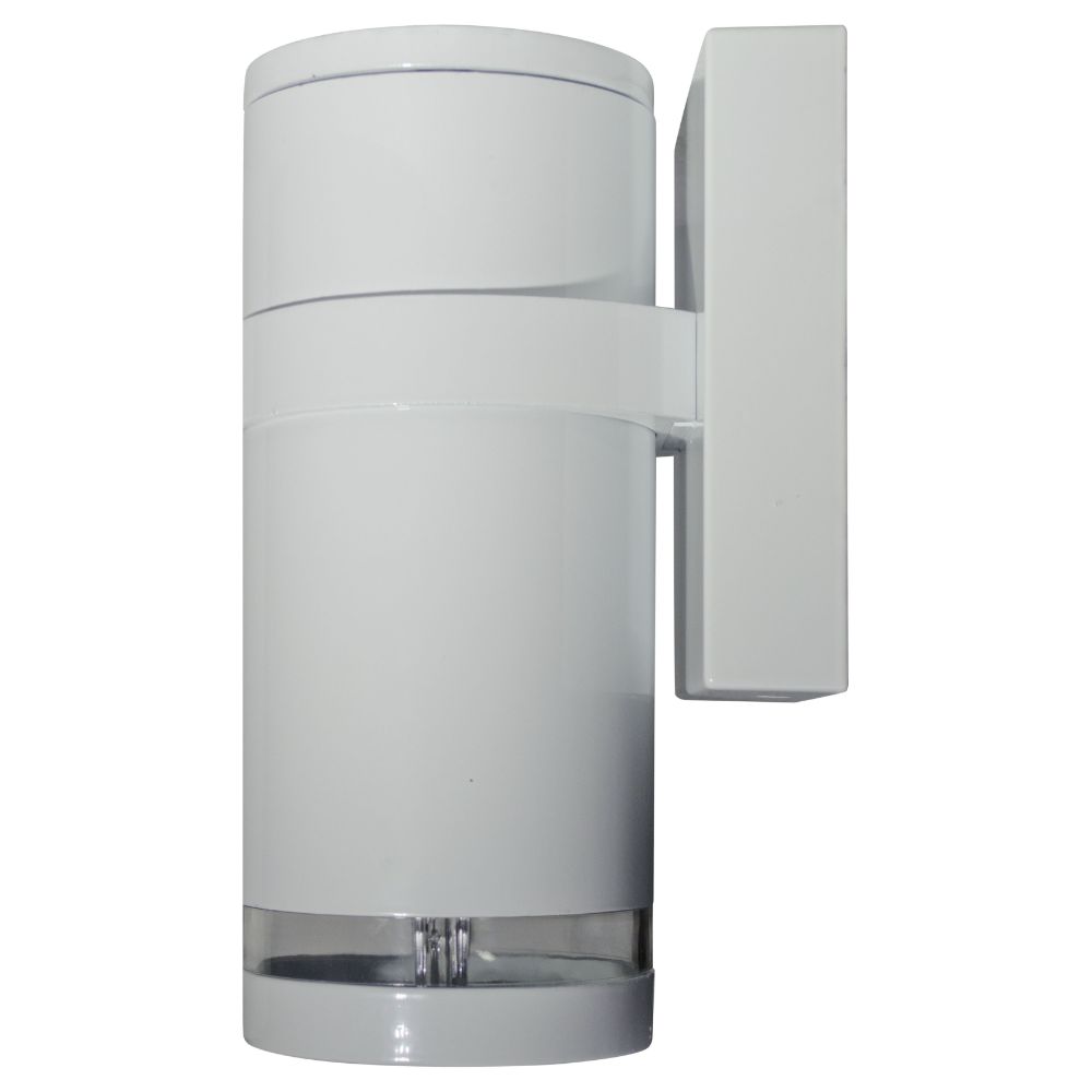 Dabmar Lighting DW3550-L6-60K-W Cast Alum Down Light Wall Fixture 120V E26 LED 6W 60K in White