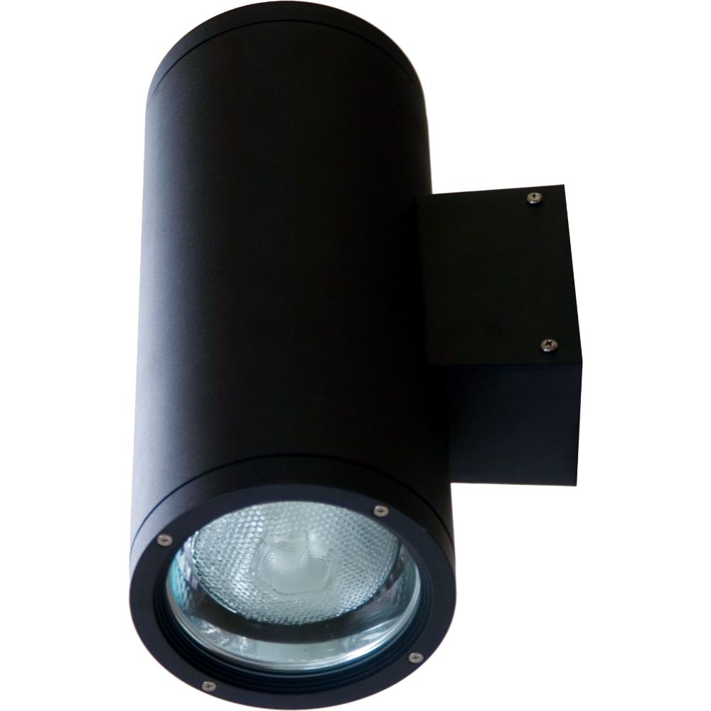 Dabmar Lighting DW3755-L30-RGBW-B Cast Alum Up and Down Wall Fixture 120V-277V E26 2X LED 15W RGBW in Black