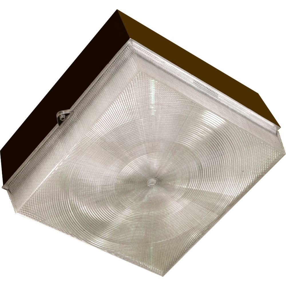 Dabmar Lighting DW6600-BZ Polycarbonate Surface Mounted Ceiling Fixture in Bronze