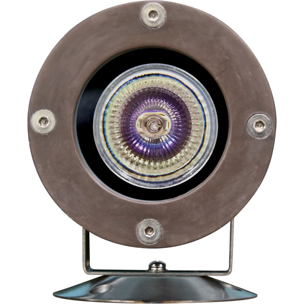 Dabmar Lighting FG313-L4-RGBW-BZ Fiber G Underwater Light 12V GU5.3 LED 4W RGBW in Bronze