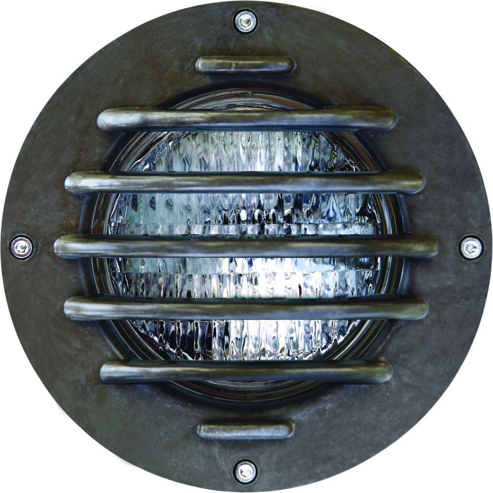 Dabmar Lighting FG315-BZ Fiberglass In-Ground Well Light with Grill in Bronze