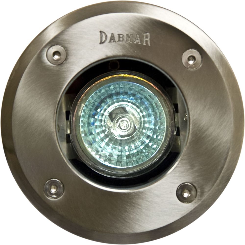 Dabmar Lighting FG319-L4-RGBW-SS304 Stainless 304 In-Ground Well Light 12V 2-Pin LED 4W RGBW in Stainless Steel 304