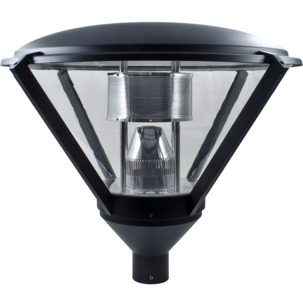 Dabmar Lighting GM500-B Post Top Light Fixture Incandescent 120 Volts in Black