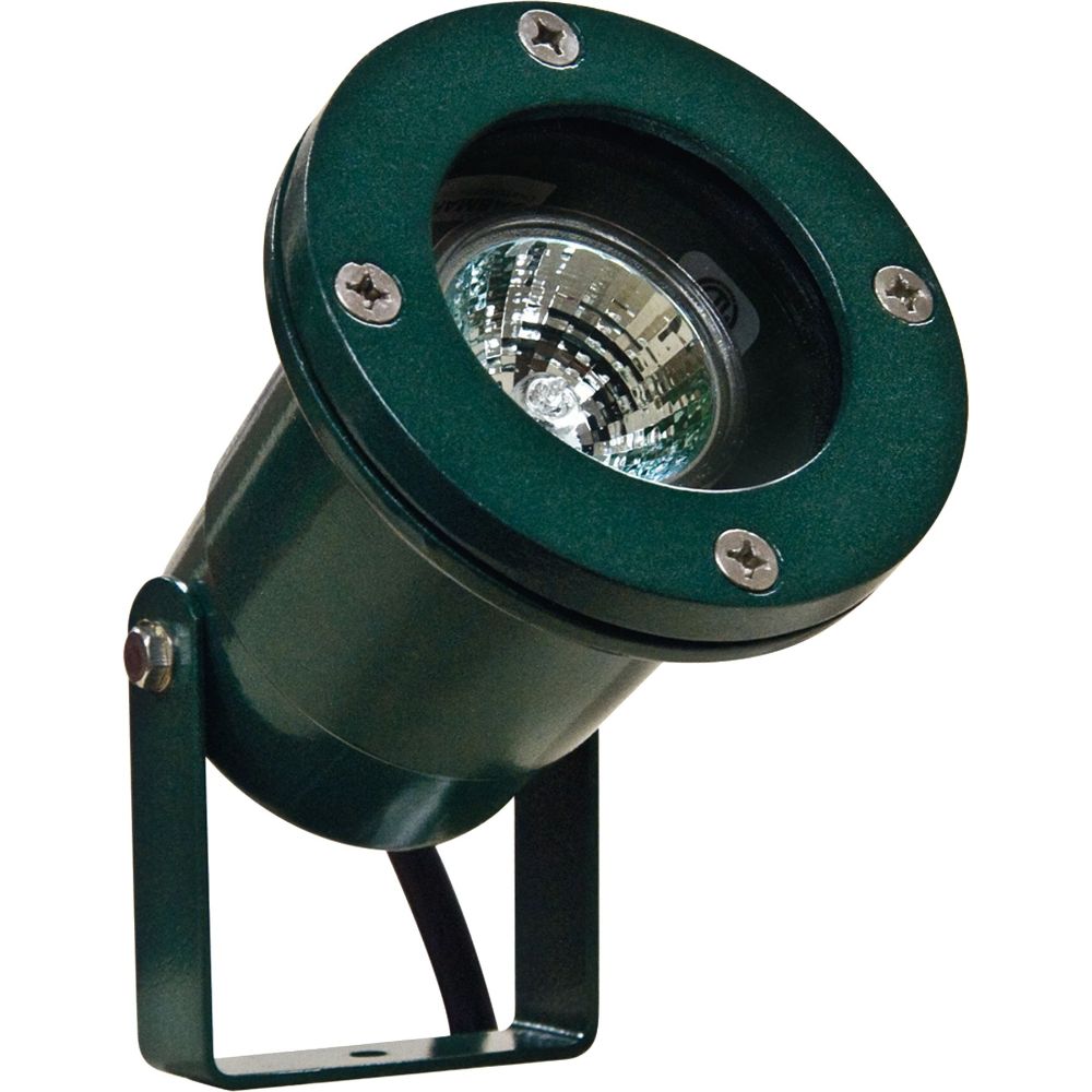 Dabmar Lighting LV108-G Cast Aluminum Directional Spotlight in Green