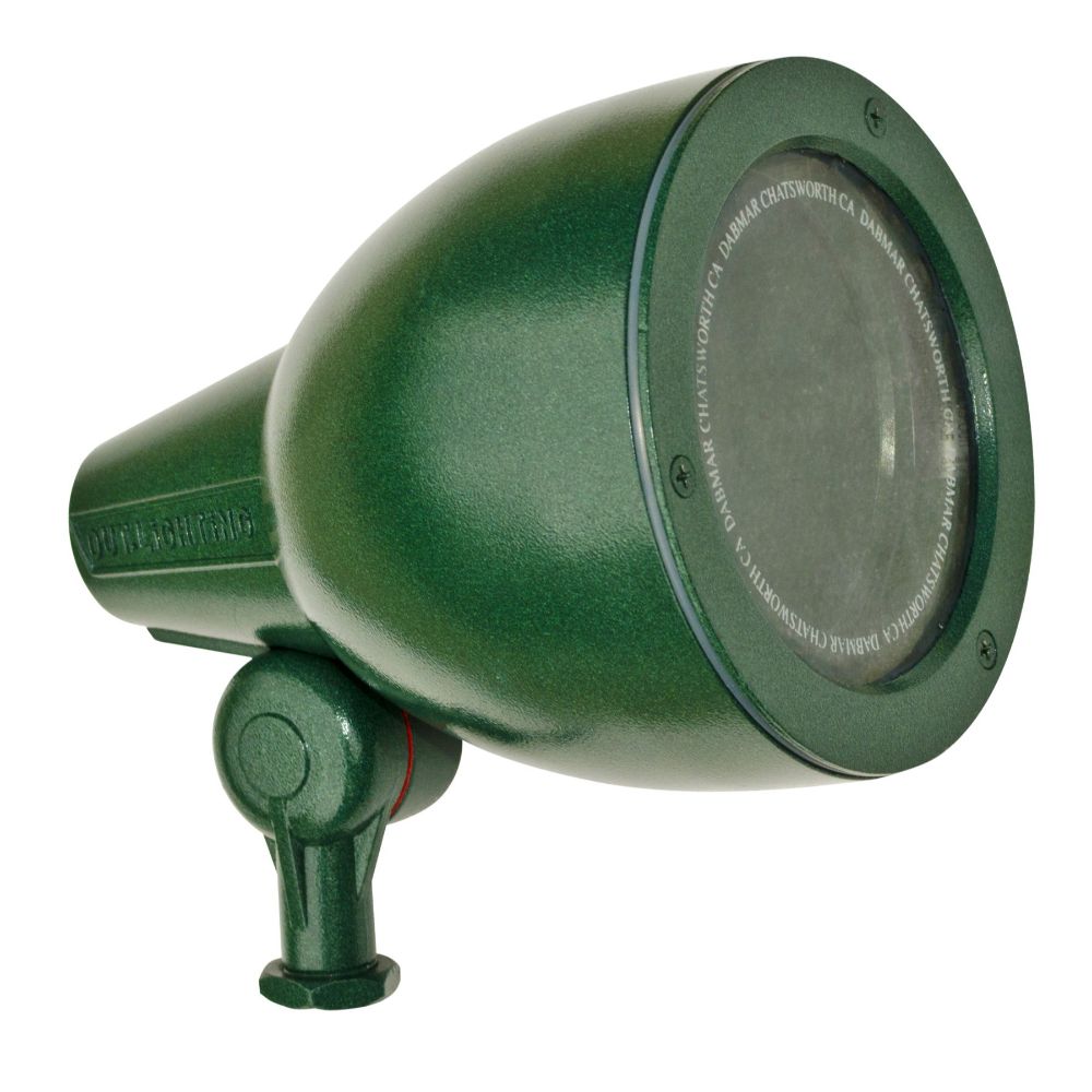 Dabmar Lighting LV119-G Cast Aluminum Directional Flood Light in Green