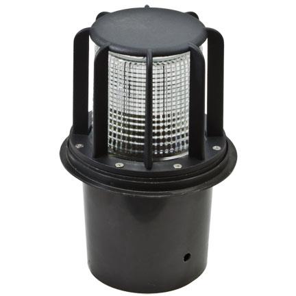Dabmar Lighting LV15-B Beacon Style Well Light 35 Watt PAR36 12 Volts in Black 