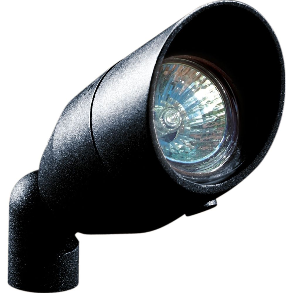 Dabmar Lighting LV190-L4-RGBW-B Cast Alum Spot Light 12V 2-Pin LED 4W RGBW Hood in Black