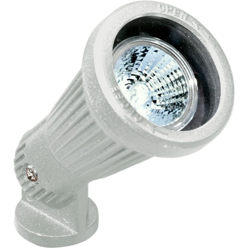 Dabmar Lighting LV200-L3-27K-W Cast Alum Spot Light 12V 2-Pin LED 3W 27K in White