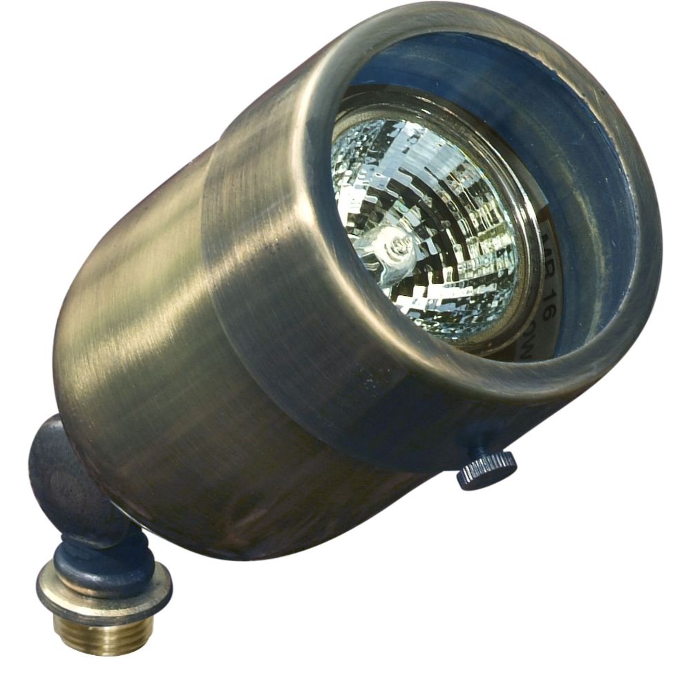 Dabmar Lighting LV29-ABS Solid Brass Directional Spotlight in Antique Brass