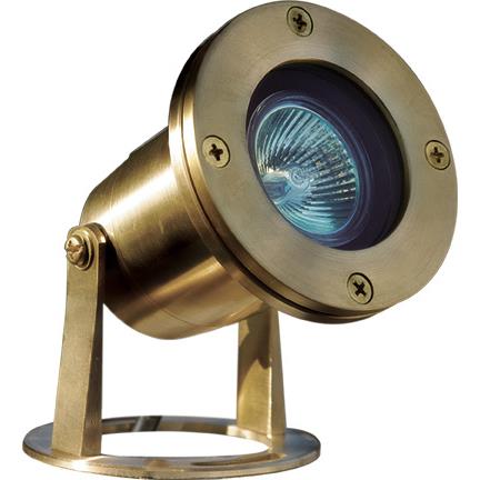 Dabmar Lighting LV323-BS Solid Brass Pond / Fountain Underwater Light in Brass