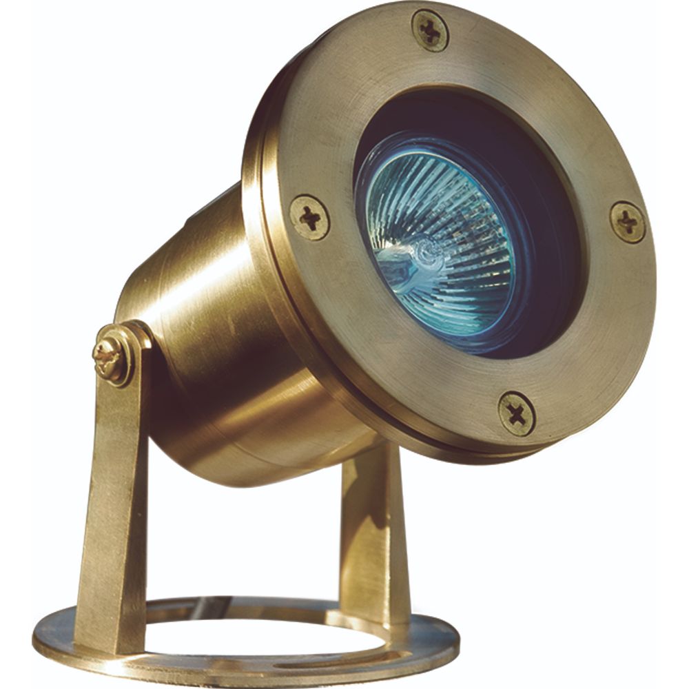 Dabmar Lighting LV323-L3-27K-BS Brass Underwater Light 12V GU5.3 LED 3W 27K in Brass
