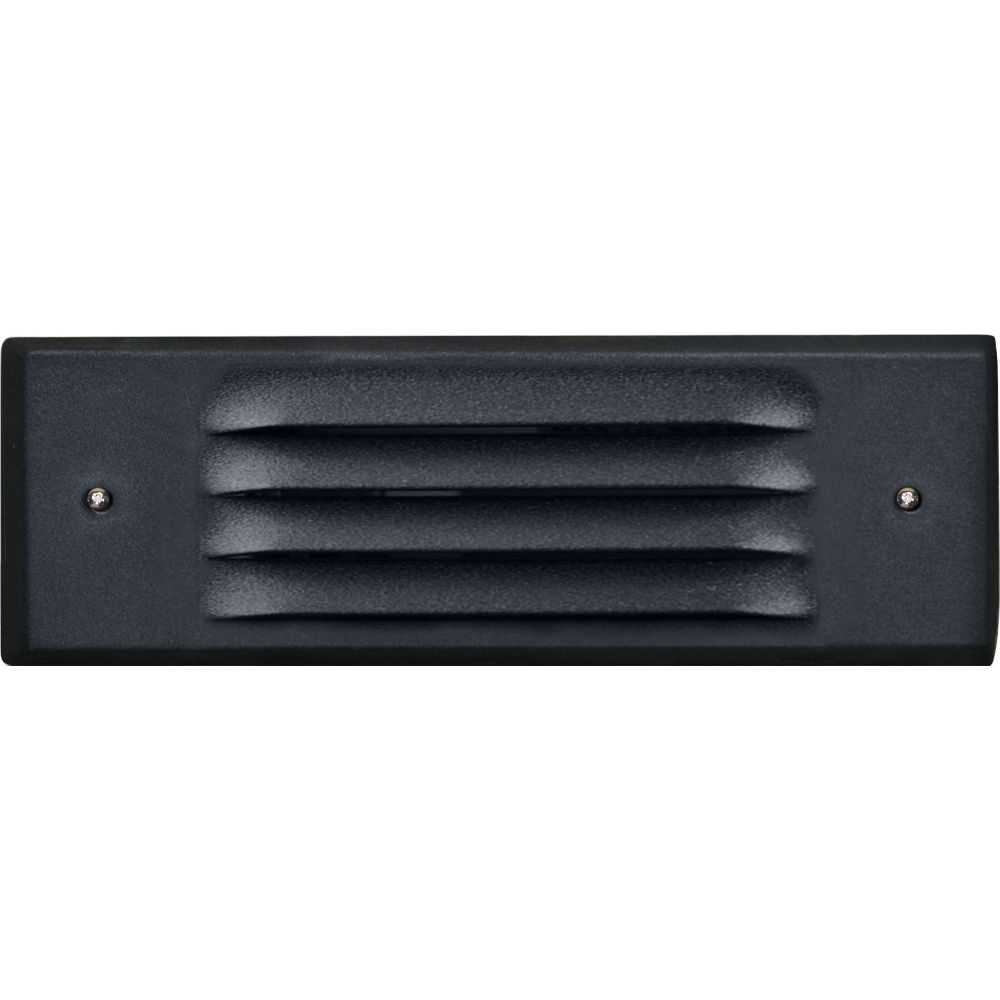 Dabmar Lighting LV615-B Brass Recessed Brick / Step / Wall Light in Black