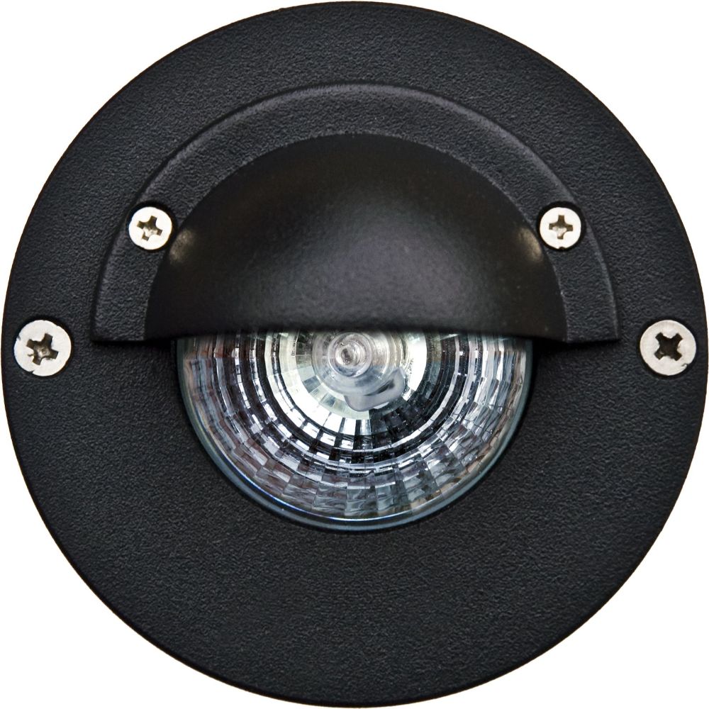 Dabmar Lighting LV625-L3-27K-B Cast Alum In-Ground Well Light w/ Eyelid 12V 2-Pin LED 3W 27K in Black