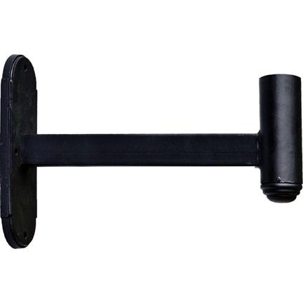 Dabmar Lighting P-ARM-GM2-B Large Wall Mount Arm for Large Post Top Fixtures in Black