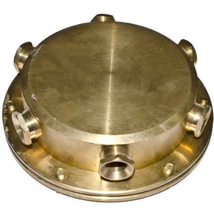 Dabmar Lighting UWB-6 Underwater Junction Box in Brass