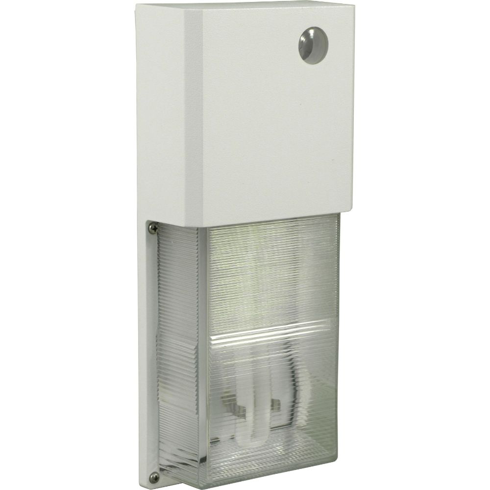 Dabmar Lighting W2001-W Polycarbonate Surface Mounted Wall Fixture in White