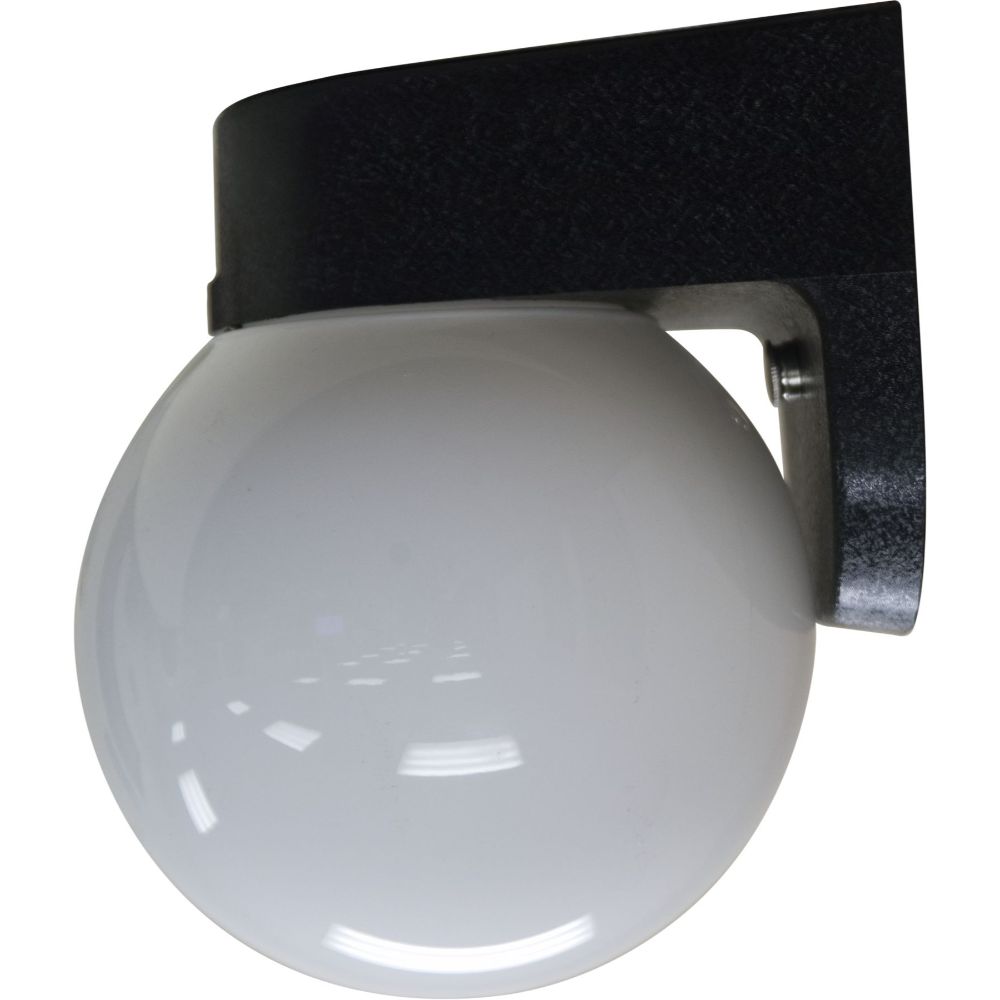 Dabmar Lighting W2200-B Polycarbonate Surface Mounted Wall Fixture in Black