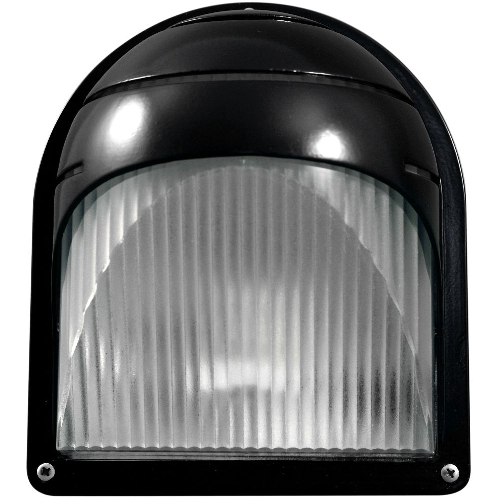 Dabmar Lighting W2970-B Powder Coated Cast Aluminum Surface Mounted Wall Fixture in Black