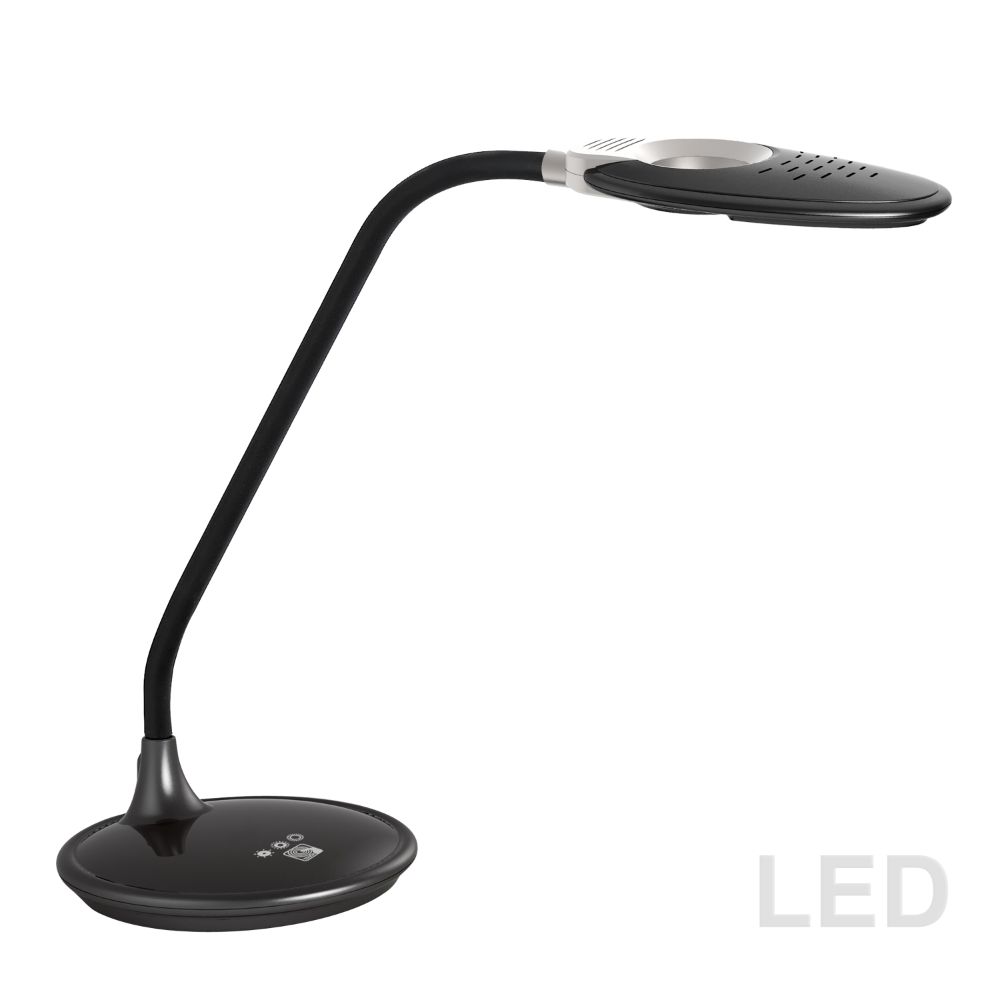 Dainolite 121LEDT-BK 5W LED Table Lamp Black Finish