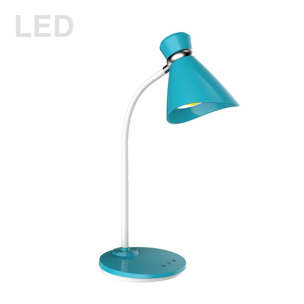 Dainolite 132LEDT-BL LED Table Lamp - 6W - Blue Finish