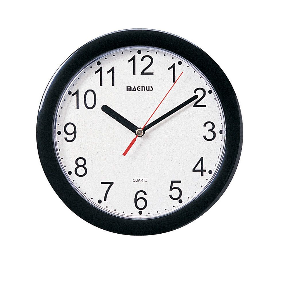Dainolite Lighting 24003-BK Clock Decorative Accessory in Black