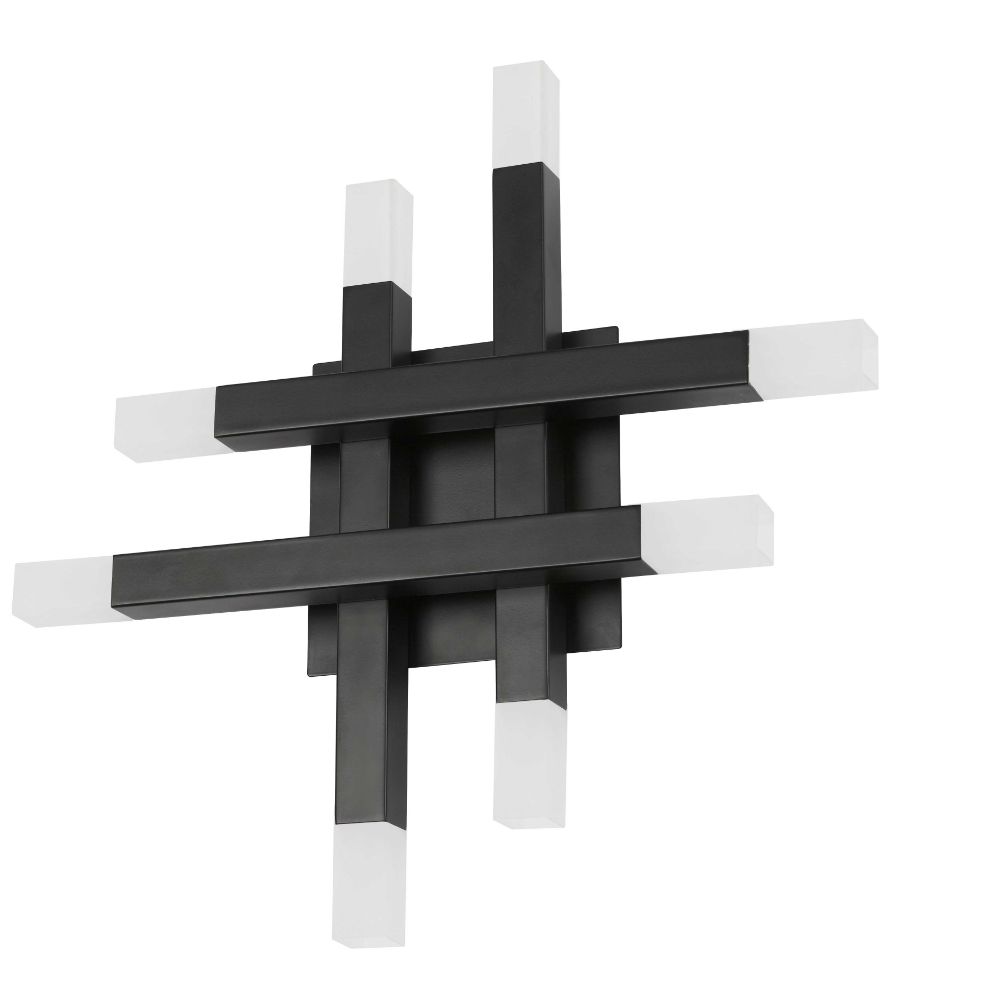 Dainolite ACS-1432W-MB-FR Acasia Wall Sconce - 24W - Matte Black - Frosted Acrylic Diffuser