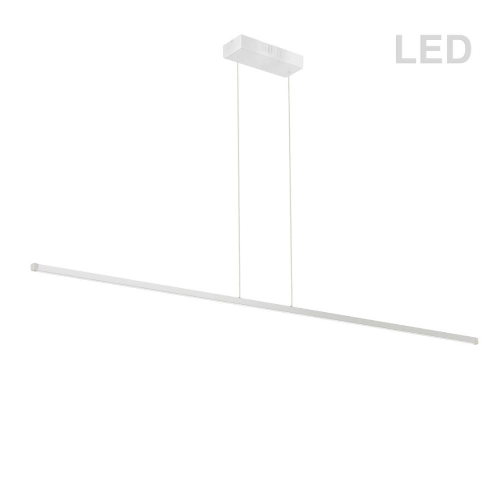 Dainolite ARY-3830LEDHP-MW Array LED Horizontal Pendant - 30W - 36" - Matte White Finish - White Acrylic Diffuser