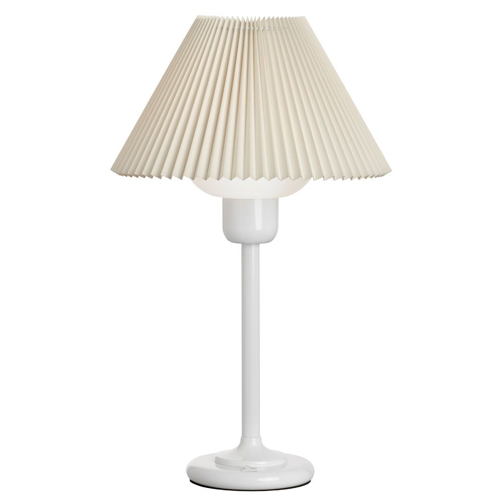 Dainolite Lighting DM980-WH Signature 1 Light Table Lamp in White